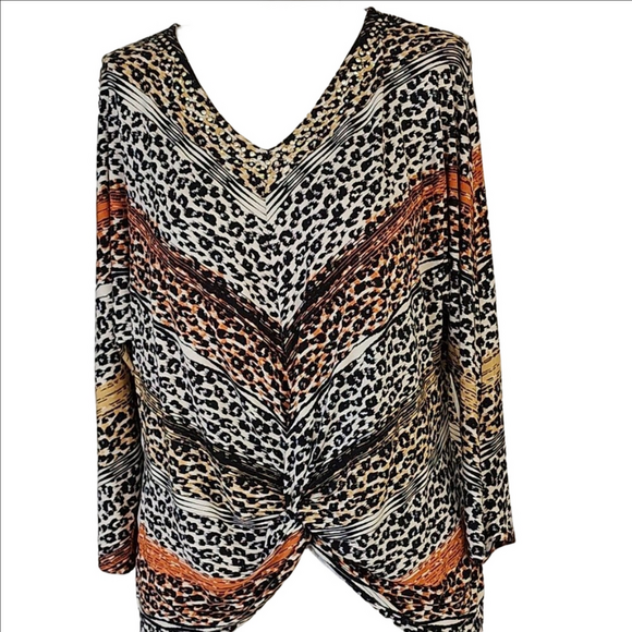 Ruby Rd. Tops - RUBY RD. ANIMAL PRINT TUNIC